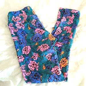 Lularoe NWOT floral print leggings